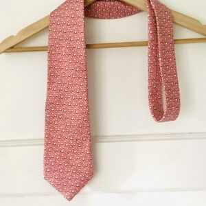 Vineyard Vines Custom Collection Men’s Tie Pink Key Limes 100% Silk Made in USA